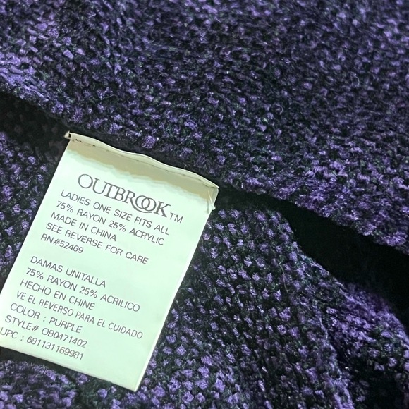 Outbrook Purple Scarf - Picture 2 of 2